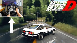 INITIAL D  TAKUMIS AE86 5th Stage  4k Assetto Corsa Drift Mods [upl. by Ennybor]