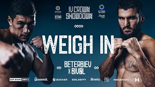 Artur Beterbiev Vs Dmitry Bivol amp Undercard Weigh In [upl. by Nahtanaj117]