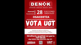 ELECIONES SINDICALES OSAKIDETZA 2024 UGT OSI CRUCES [upl. by Ayokal22]