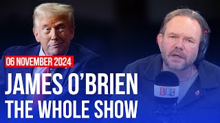 Trump has won What next  James OBrien  The Whole Show [upl. by Matthews]