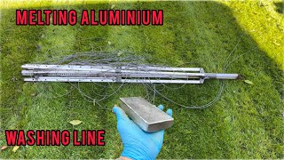 Aluminium washing line meltdown  asmr  10kg devil forge [upl. by Aennyl]