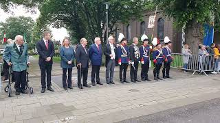 Schützenfest in Grevenbroich Kapellen  Oberstparade am 262024  BSV KapellenErft [upl. by Tychon]