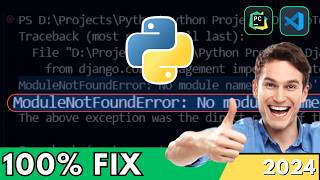 How to Fix Module Not Found Error in Python  ModuleNotFound Error FIXED [upl. by Ebanreb]