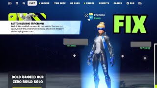 Fortnite FIX ✅ Matchmaking Error 1 In Fortnite Matchmaking Error 1 [upl. by Vetter]