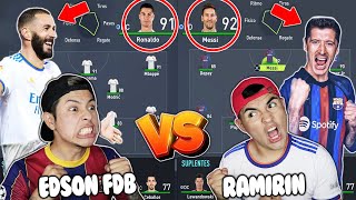 RAMIRIN vs EDSON FDB ¡DUELO de MODO CARRERA PARTIDO DEFINITIVO 😱 BARCA vs REAL MADRID [upl. by Enailuj512]