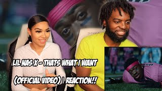 Lil Nas X  THATS WHAT I WANT Official Video  REACTION [upl. by Paton704]