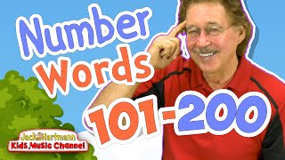 Number Words  101200  Jack Hartmann [upl. by Cinom]