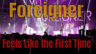 Feels Like the First Time  Foreigner  Waterfront Concerts Bangor Maine 2018 [upl. by Anneis]