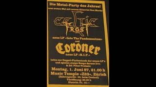 Coroner CH Live  Music Temple Z33 Zürich Switzerland June 1st 1987 New RipMaster [upl. by Ashok]