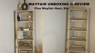 DETAILED WAYFAIR UNBOXING amp REVIEW  BOOKSHELF   Essentials [upl. by Cinamod]