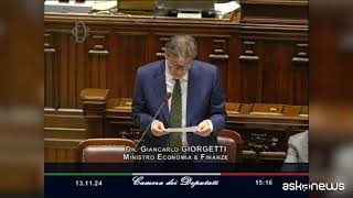 Pnrr Giorgetti a fine 2024 spesa oltre 20 mld coerente con stima [upl. by Ingamar]