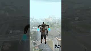 GTA San Andreas Jetpack Cheat Code shorts [upl. by Helaine568]