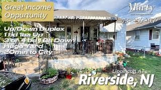 🏠 Attention Investors Fantastic Duplex Deal in Riverside NJ 🏠 [upl. by Daphne259]