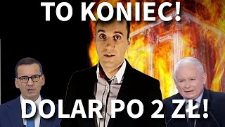 Czy kupić dolary Kurs dolara po 2 zł To Wstrząs po decyzji NBP Zapaść Funta EUR Dolara [upl. by Allison]