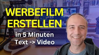 Werbefilm erstellen in 5 Minuten mit ChatGPT und Visla [upl. by Moria943]