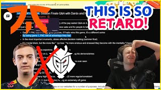 Nemesis Reacts To Fnatic Fan Beefing Against G2 On Reddit  League of Legends Clip [upl. by Atsira]