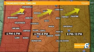 WATCH LIVE A Tornado Warning for Milam County [upl. by Titania]