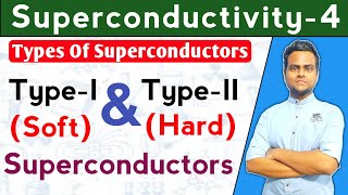 Types Of Superconductors  Type I and Type II Superconductors In Hindi [upl. by Grishilde411]