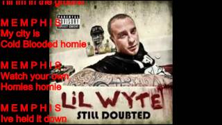 MEMPHIS Lyrics Lil Wyte Ft Misc amp Al Kapone [upl. by Gerbold]