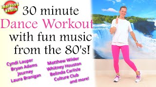 1980s Workout  Low Impact Cardio Workout with fun popular music from the 80s [upl. by Aikahc]