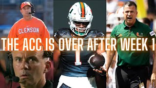 The ACC Conference Is Dead After Week 1 [upl. by Nate]