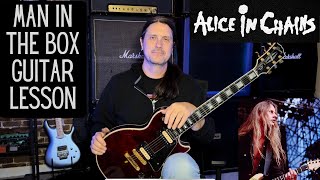 How To Play Man In The Box  Guitar Lesson  Alice In Chains  Jerry Cantrell [upl. by Yrrad]