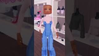 How to make overalls in dress to impress cute dti preppy KamrynAshlyn [upl. by Ahsats]