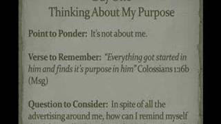 RE The Purpose Driven Life By Rick Warren Chapter 1 [upl. by Atalie]