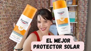 Protector Solar Eucerin Oil Control y Hydro Fluid [upl. by Aicatsana]