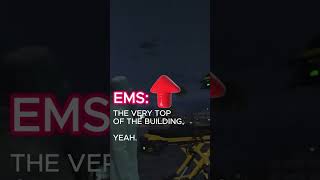 CLIMBING HOSPITAL WITH MEDICAL STRETCHERS  EMS amp Fergus use makeshift stairs on the roof tops [upl. by Gnaht675]