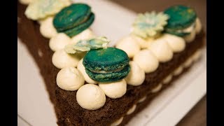 Mascarpone Frosting and Number Cake [upl. by Willem]