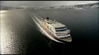 Hurtigruten cruises along the coast of Norway [upl. by Anohr653]