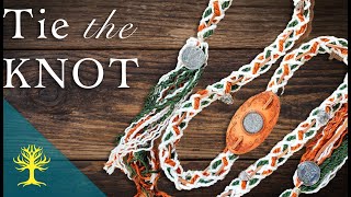 Weaving a Handfasting Cord for a Wedding [upl. by Dlorad]