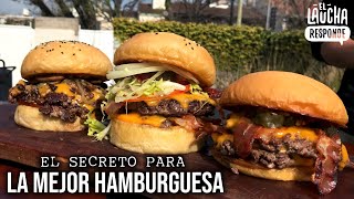 El Secreto para hacer La Mejor Hamburguesa  El Laucha Responde [upl. by Ayram]