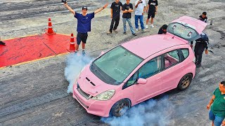 Drag Racing 1000HP Hondas in Thailand [upl. by Pillsbury]