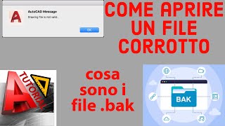 cosa fare se non si apre un file di AutoCAD [upl. by Artemisia]