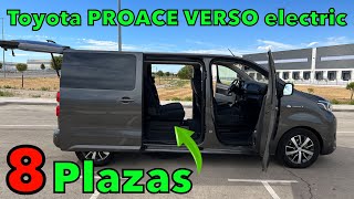 Toyota PROACE VERSO electric 2022 FURGONETA ELÉCTRICA para VIAJAR con toda la familia MOTORK [upl. by Rives]