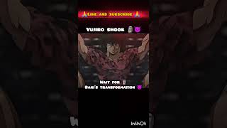 Yujiro shook to see the baki hanma power😈🗿bakivspickle bakihanmaseason2 bakihanma trendingshorts [upl. by Di]