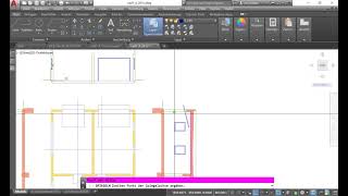 AutoCAD 2D L4 Ü2 Konstruieren von Grundrissen Schnitten und Ansichten [upl. by Ahsinrev]