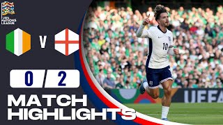 Ireland vs England  02  Highlights  UEFA Nations League 202425 [upl. by Eisdnil68]