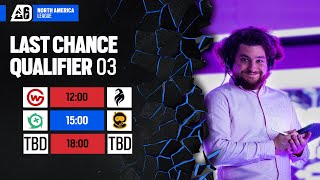 BR6 NORTH AMERICA LEAGUE STAGE 2 Last Chance Qualifier Day 3 [upl. by Ahseenak736]