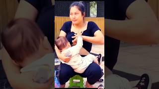 baby breastfeeding funny breastfeedingtoddler cutebaby breastmilk cute babybreasfeeding [upl. by Kamillah79]