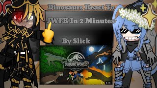 Dinosaurs React To Jurassic World Fallen Kingdom In 2 Minutes By slick4785 [upl. by Saberio]