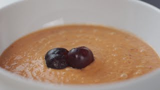 Como hacer gazpacho de cerezas [upl. by Alimrahs110]