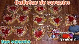 Galletas de corazón para San Valentín [upl. by Aitnom]