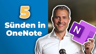 OneNote Die 5 grössten Sünden im digitalen Notizbuch [upl. by Lidia]