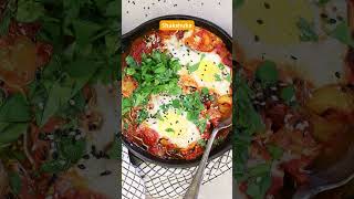 Low CarbAbendessen So einfach geht Shashuka 🥚  EAT SMARTER shorts rezepte [upl. by Sad]