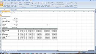 Proforma Income Statement [upl. by Rimahs]