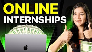 Best Online Internships with FREE Certificate ➤ Work From Home 🏠 [upl. by Eigram]