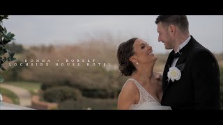 Donna  Robert  Lochside House Hotel Wedding  Ayrshire [upl. by Nakashima]